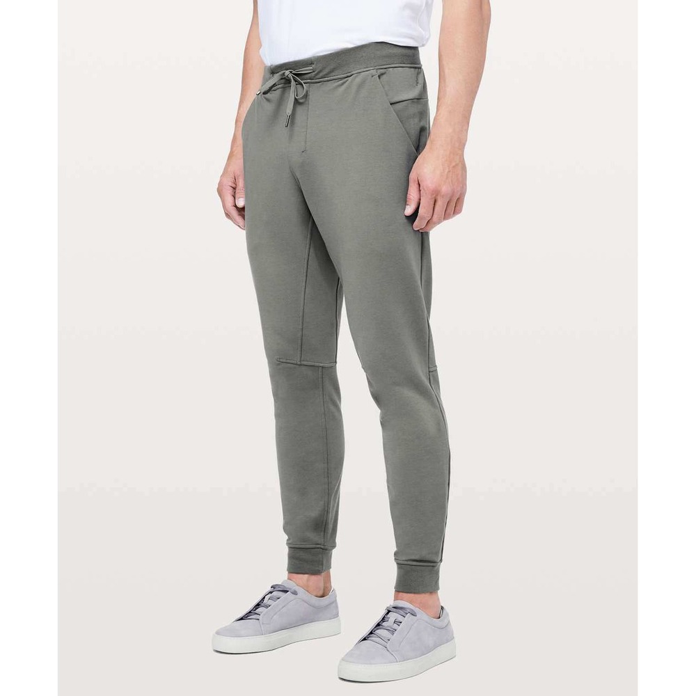 Lululemon City Sweat Jogger 29 Grey Sage Mens XS Slim Fit French Terry Pants